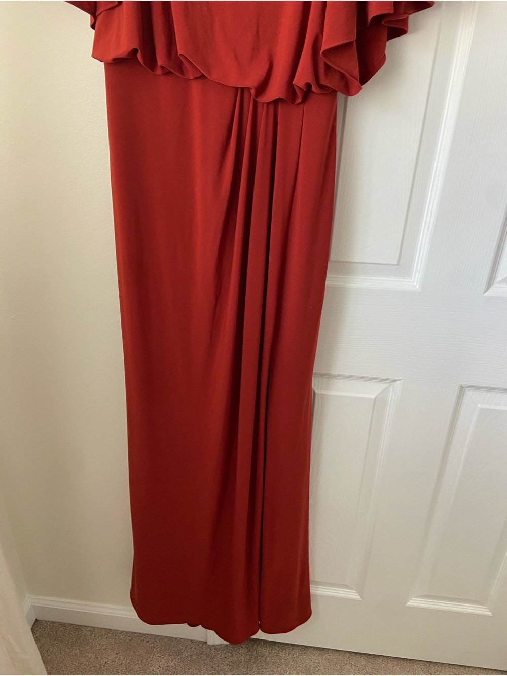BHLDN Anthropologie Lena Dress red/wine size 4 - Picture 9 of 9